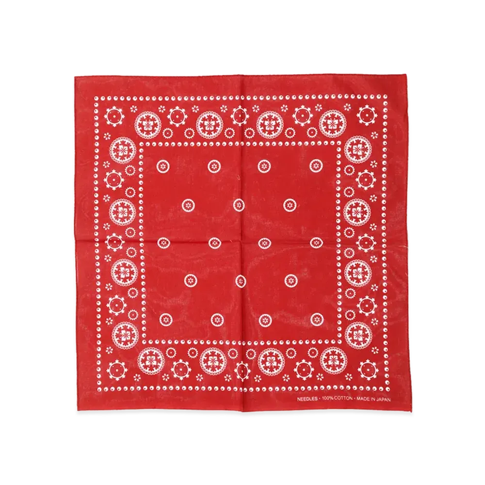 NEEDLES Bandana - Square "Red"