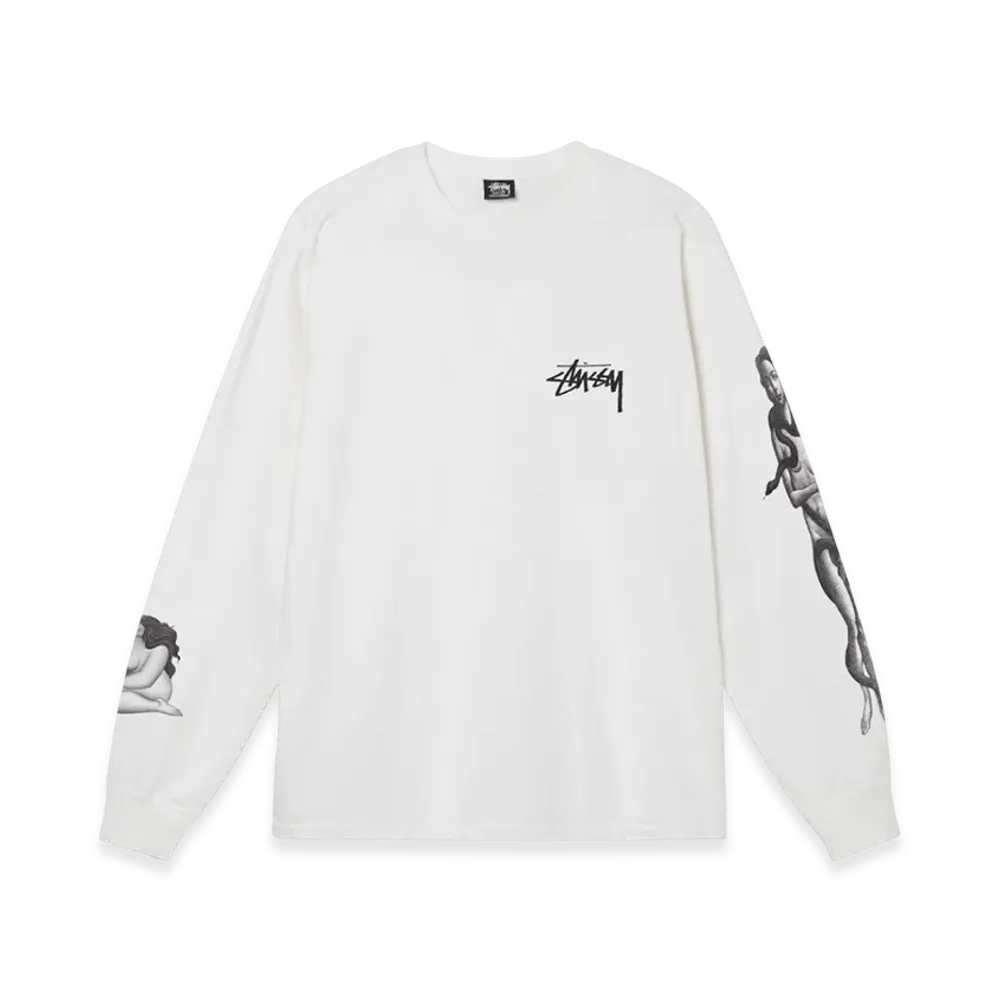 Stussy Venus Pigment Dyed LS Tee "Natural"