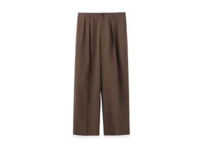 SEDAN ALL-PURPOSE Ventilation Wide Slacks "Brown"