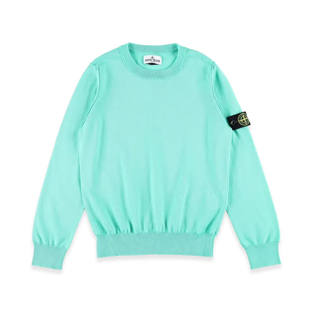 Stone Island Kids Sweaters "Green"