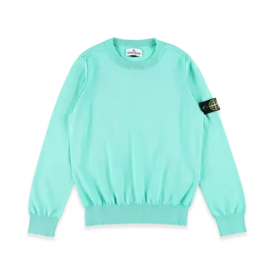 Stone Island Kids Sweaters "Green"