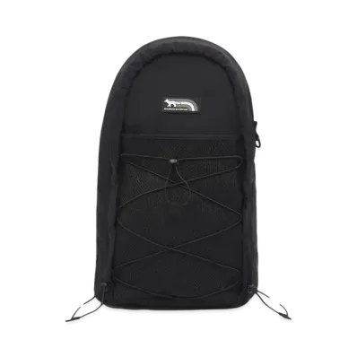 Maison Kitsune Flash Fox Backpack "Black"