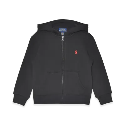 Polo Ralph Lauren Kids Cotton Blend Fleece Hoodie "Polo Black"