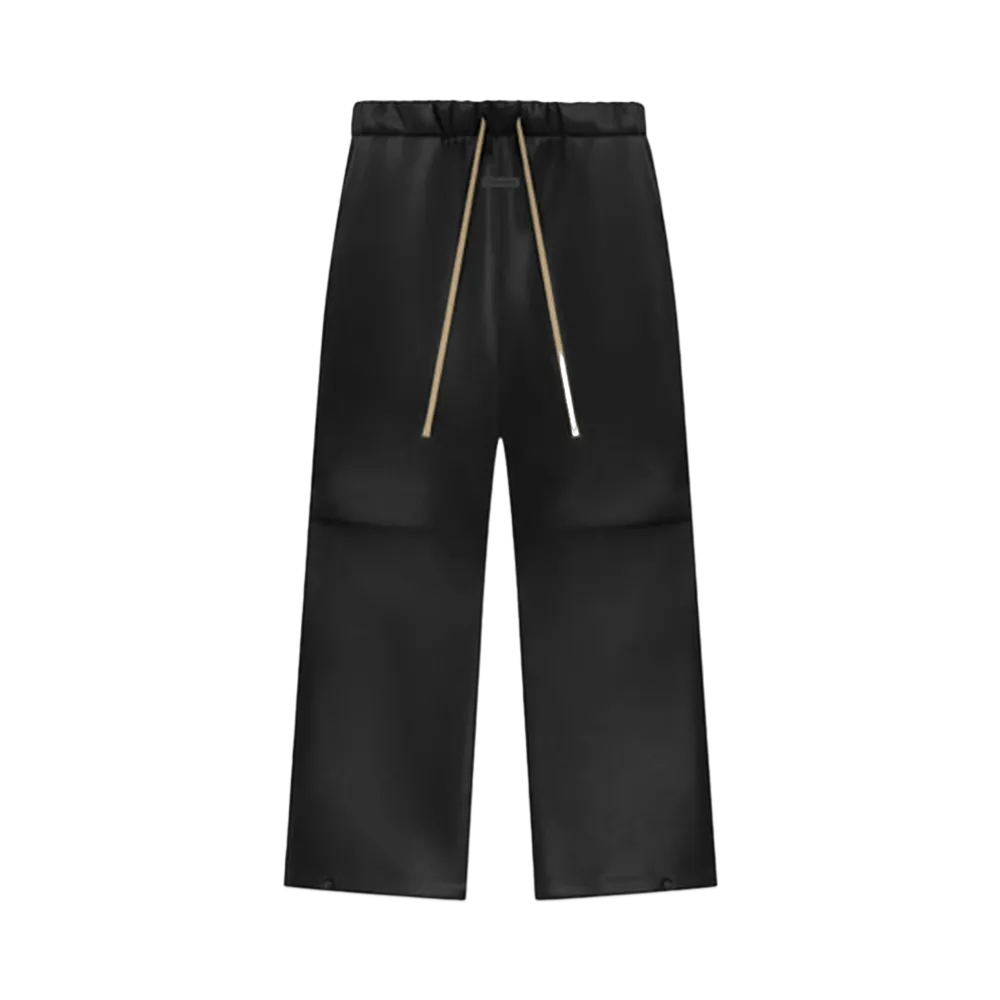 FEAR OF GOD Neoprene Knee Pleat Wide Leg Pant "Black"