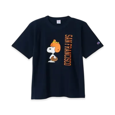 Champion x PEANUTS Reverse Weave Short Sleeve T-Shirt 25SS "Navy"