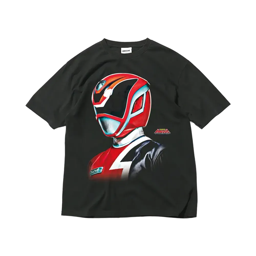 スーパー戦隊 x HOMEGAME \ 2004 デカレッド TEE "BLACK"