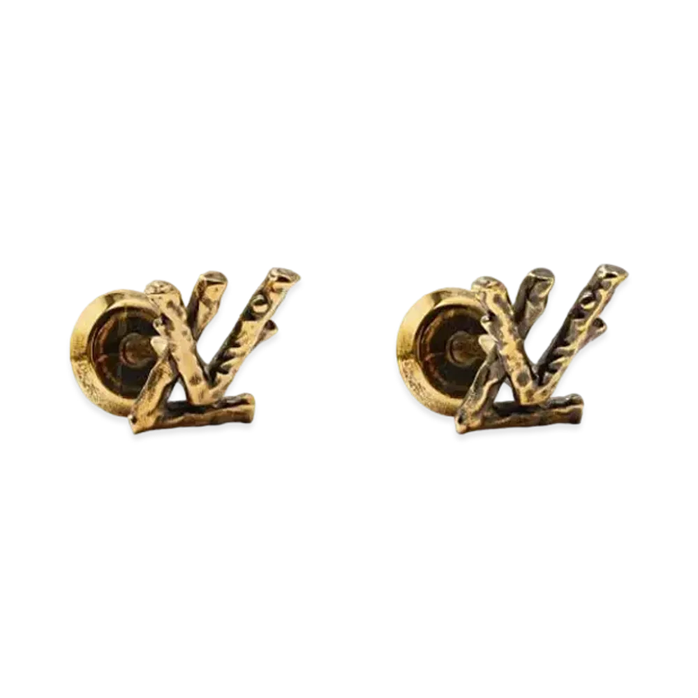 Louis Vuitton LV Twig Cufflinks "Gold"