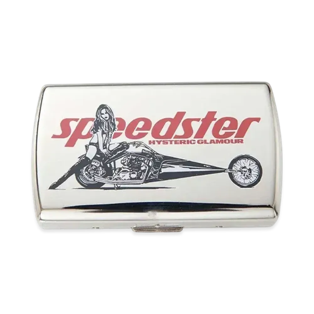 HYSTERIC GLAMOUR Speedster Cigarette Case "Silver"