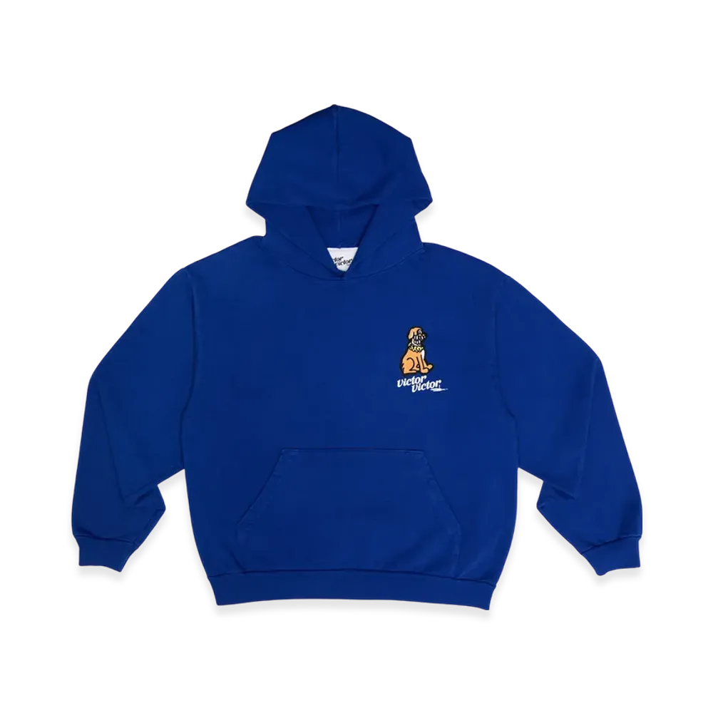 Victor Victor Worldwide x Slawn Logo Hoodie "Blue"