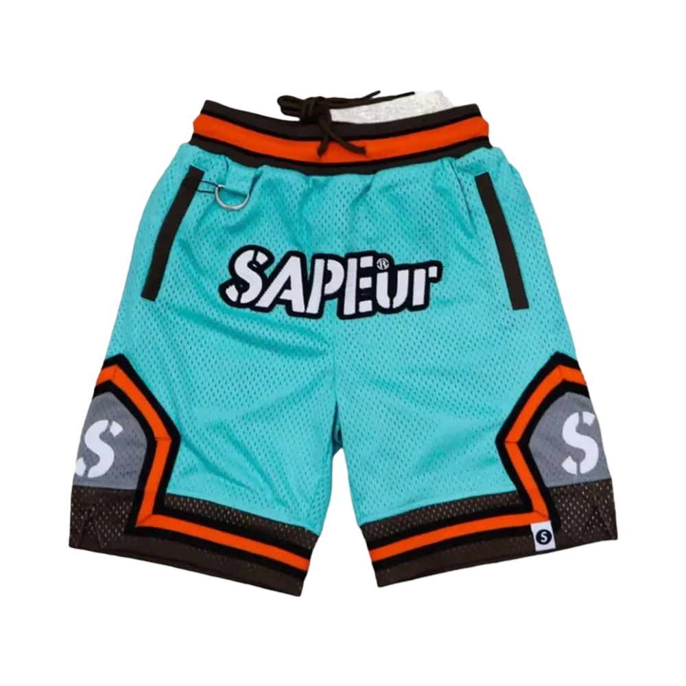 SAPEur Basket Shorts Kids "Mint Green"
