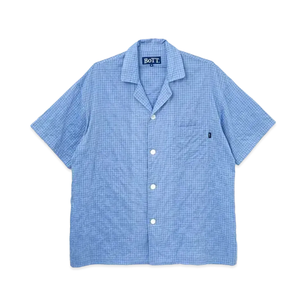 BoTT Windowpane S/S Shirt "Blue"