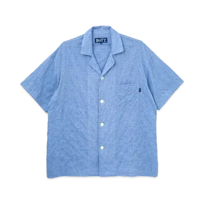 BoTT Windowpane S/S Shirt "Blue"