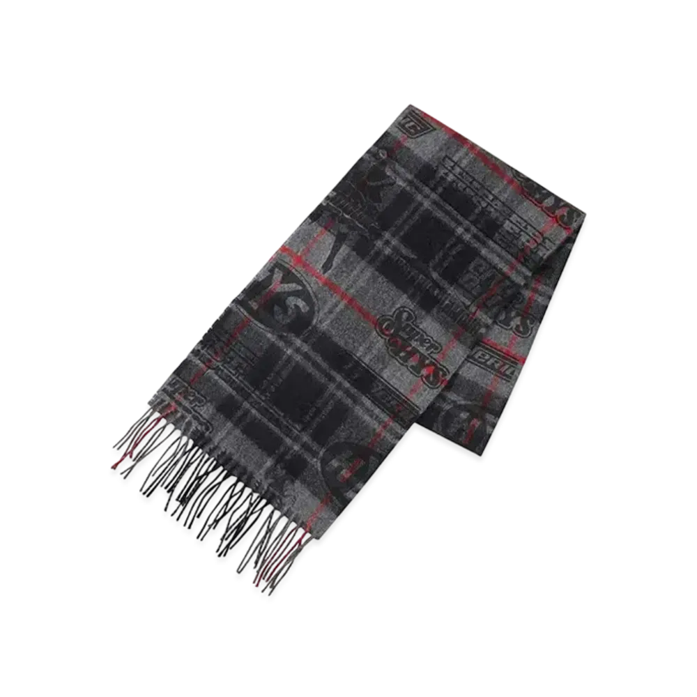 HYSTERIC GLAMOUR John Scott/VIXEN BOX Pattern Check Muffler "Blue"