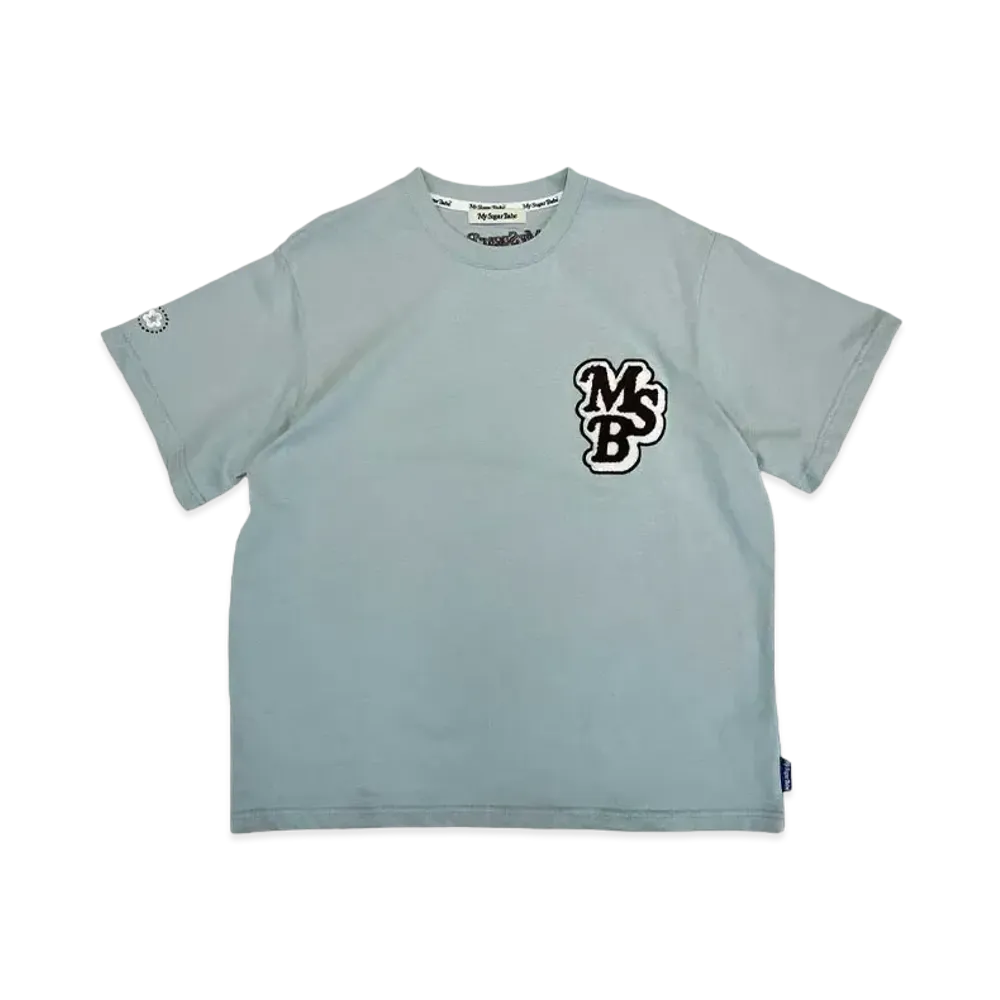 My Sugar Babe Wappen og logo tee "Blue"