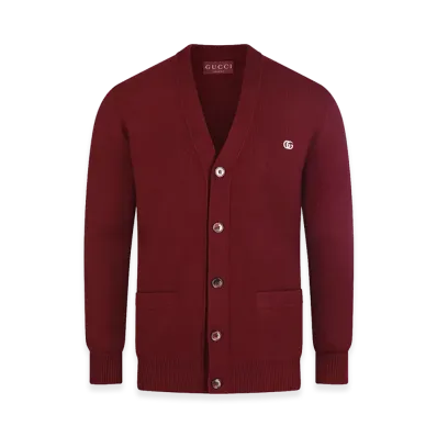 GUCCI 'Doppia G' Sweater "Red"