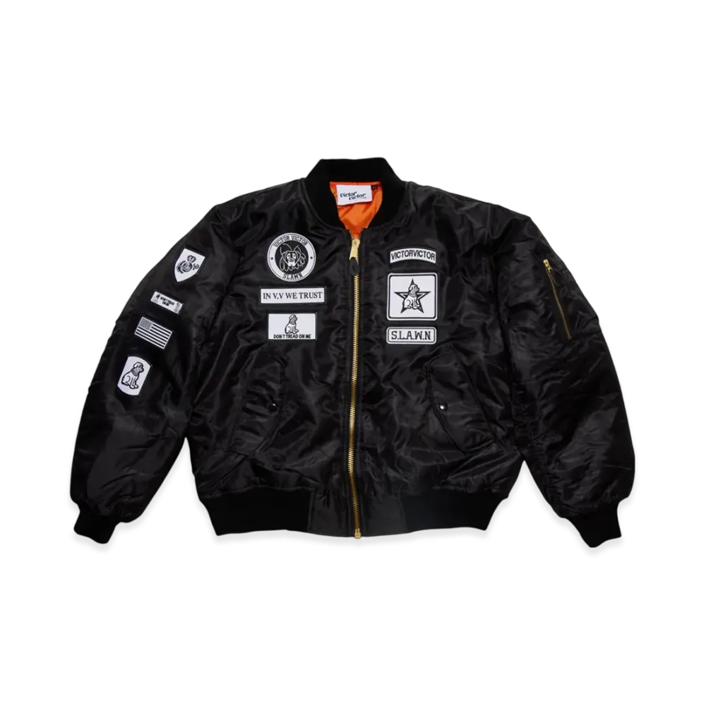 Victor Victor Worldwide x Slawn Bomber Jacket "Black"