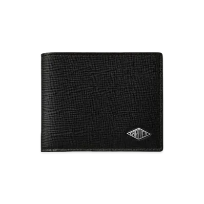 Cartier Losange Coin/Banknote/Credit Card Wallet "Black"