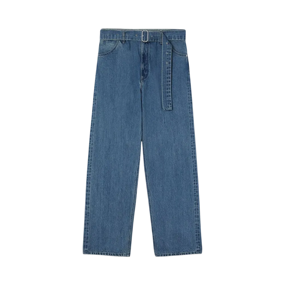 Jil Sander Men's Loose Denim Trousers "Canard"