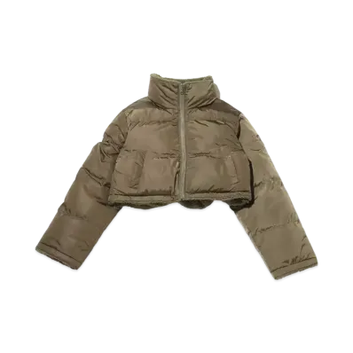 atmos pink Reversible Short Padded Jacket "Khaki"