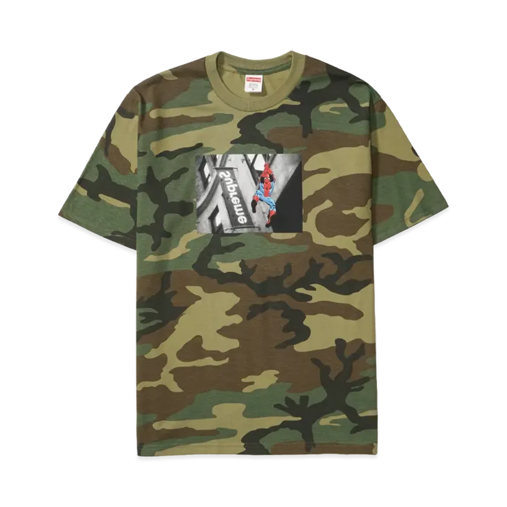 Supreme x Spider-Man Tee "Woodland Camo"