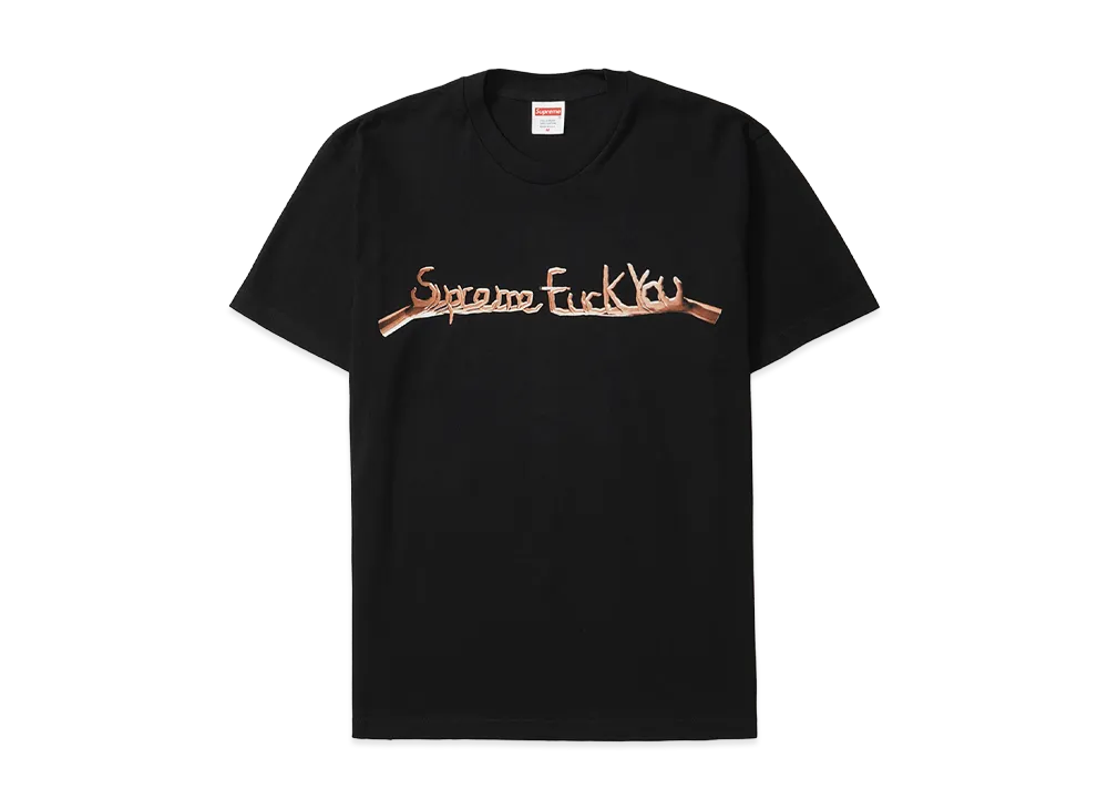 Supreme Fuck You Tee "Black"
