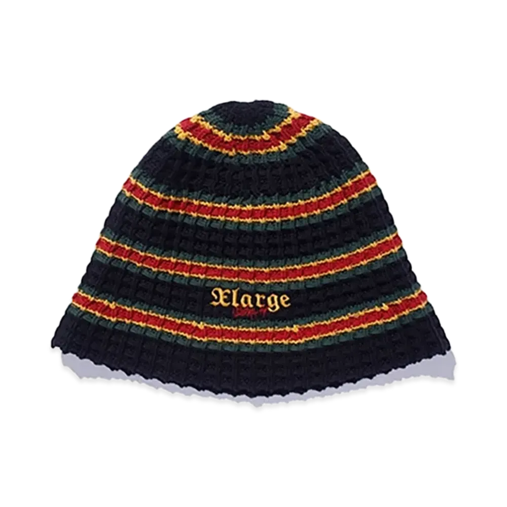 XLARGE x BOB MARLEY Waffle Knit Hat "Black"