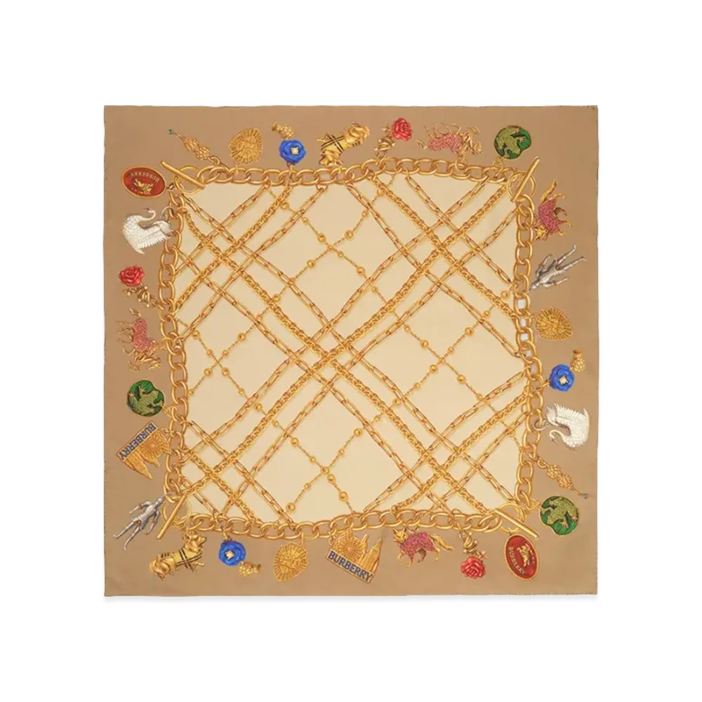 Burberry Women's Scarf "Neutrals/White"