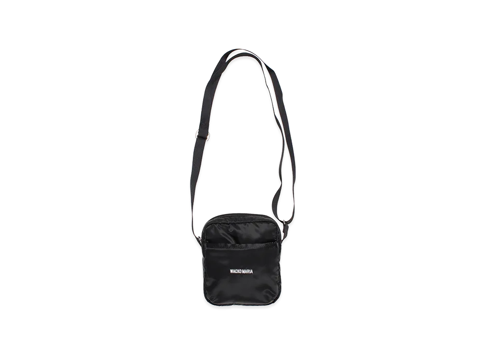 WACKO MARIA x Speak Easy Nylon Small Shoulder Bag "Black"