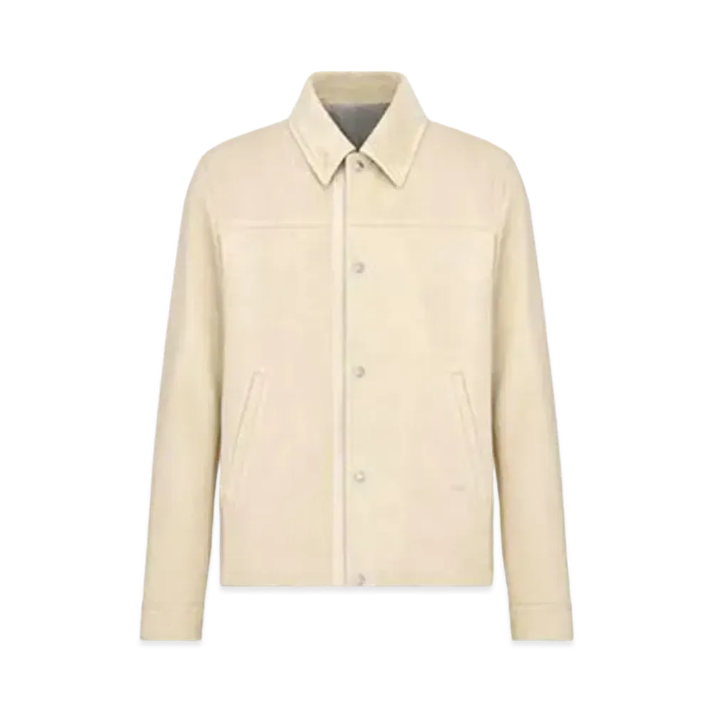 Dior Overshirt Suede "Ecru"