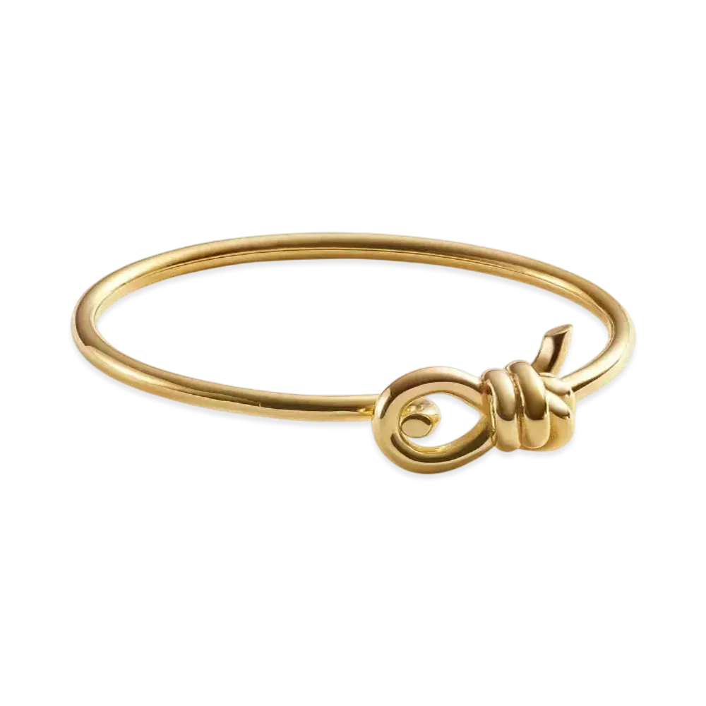 Bottega Veneta Knot Bracelet "Yellow Gold"