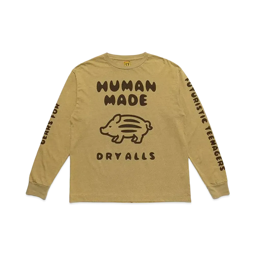 HUMAN MADE LONG-T #3 "Tan"