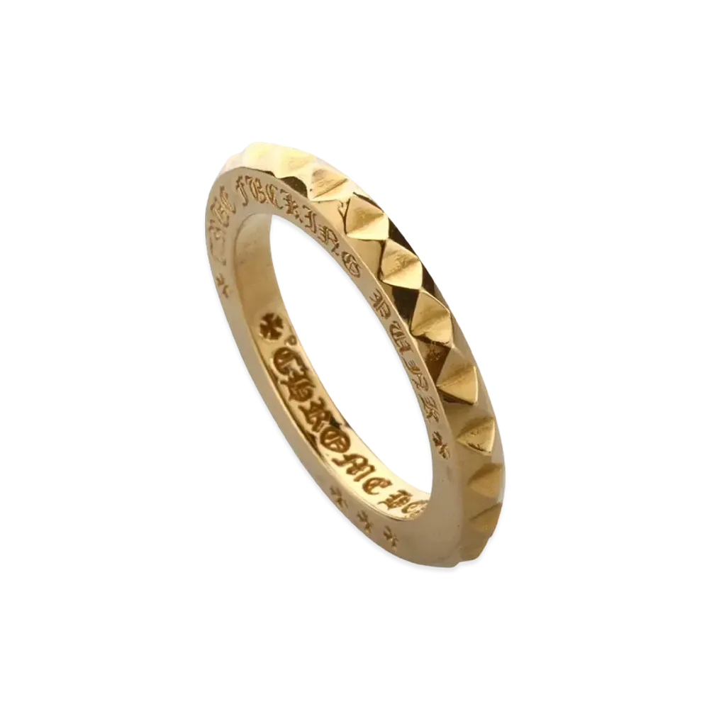 Chrome Hearts 22K Trouchin Punk Ring Big Punk 22k "Gold"