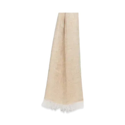 Max Mara Alfredo Pure Linen Stole "Clay"