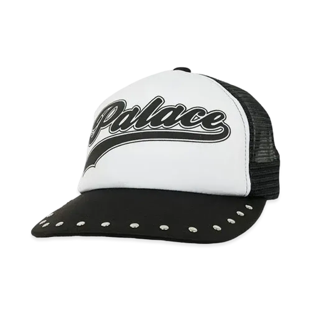 PALACE SCRIPT MESH BACK 5-PANEL "Black"