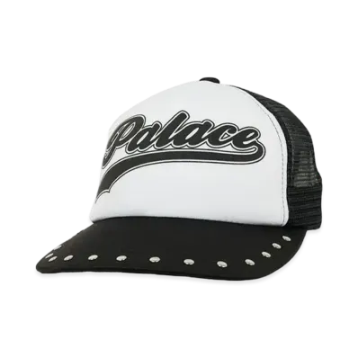 PALACE SCRIPT MESH BACK 5-PANEL "Black"