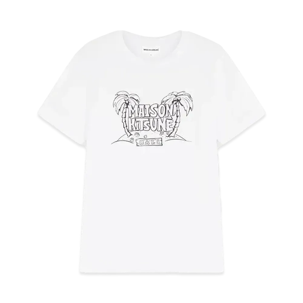 Maison Kitsune Palm Beach Regular T-Shirt "White"