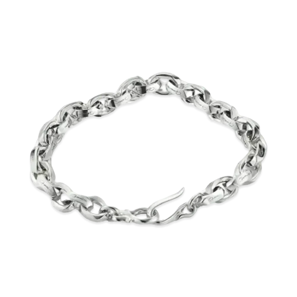 GARNI Crockery Chain Bracelet-L "SILVER"