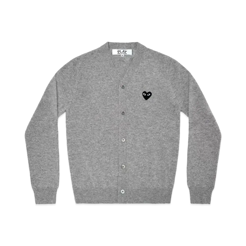 PLAY COMME des GARCONS Men's Cardigan "Grey"