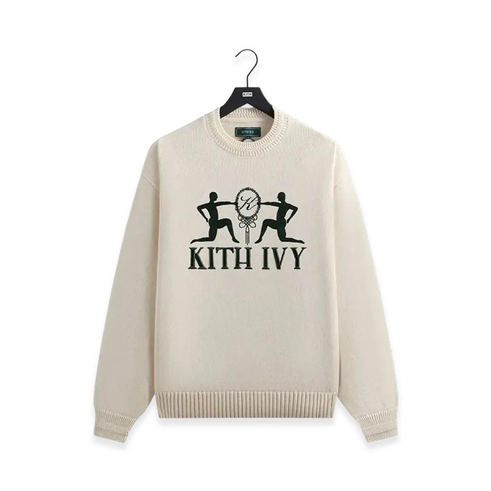 Kith Ivy Emblem Crewneck Sweater "Sandrift"