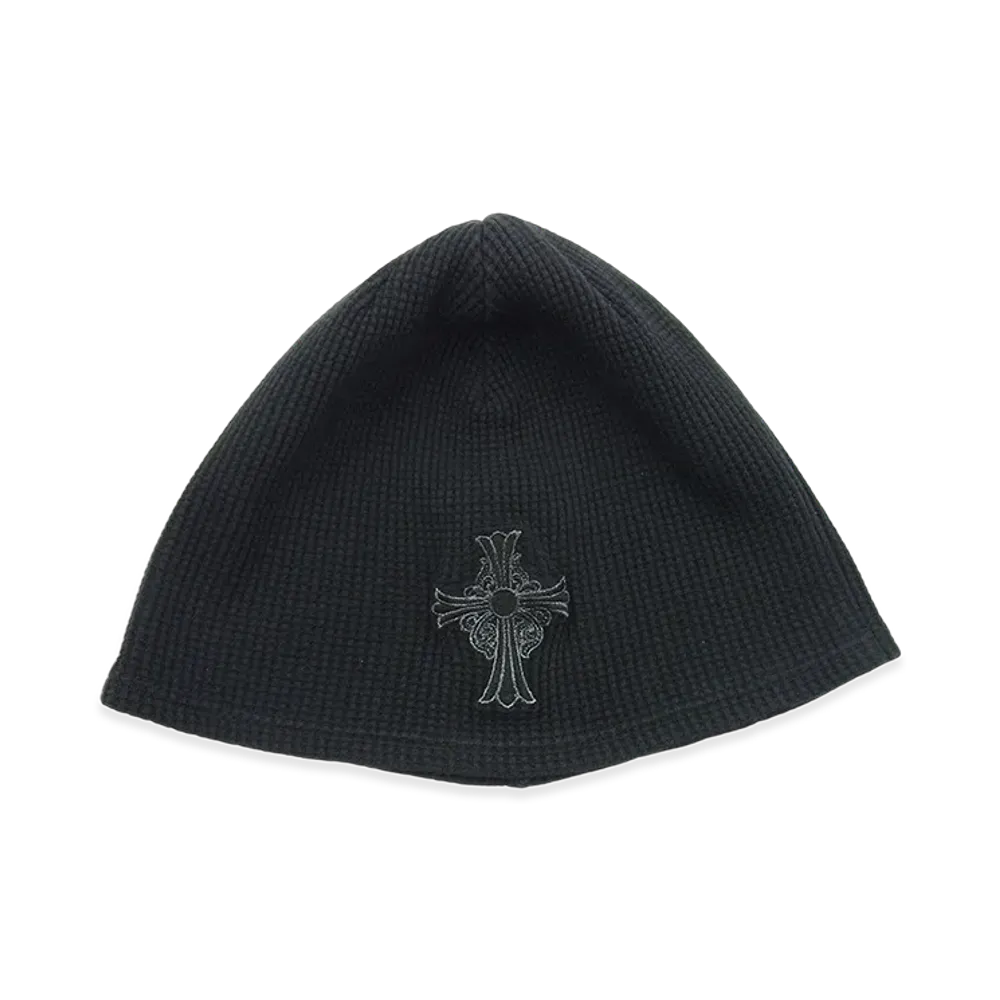 Chrome Hearts Logo Embroidery Thermal Cross Beanie "Black"