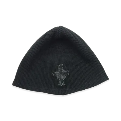 Chrome Hearts Logo Embroidery Thermal Cross Beanie "Black"