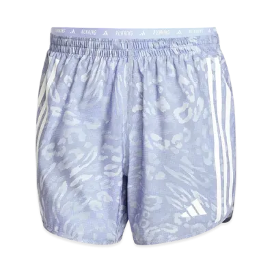 adidas Own The Run Three Stripes Shorts "Dash Grey/Violet Tone"