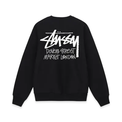 Stussy Stock DSM London Crew 2022 "Black"