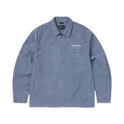 thisisneverthat Washed Corduroy Zip Jacket "Light Indigo"