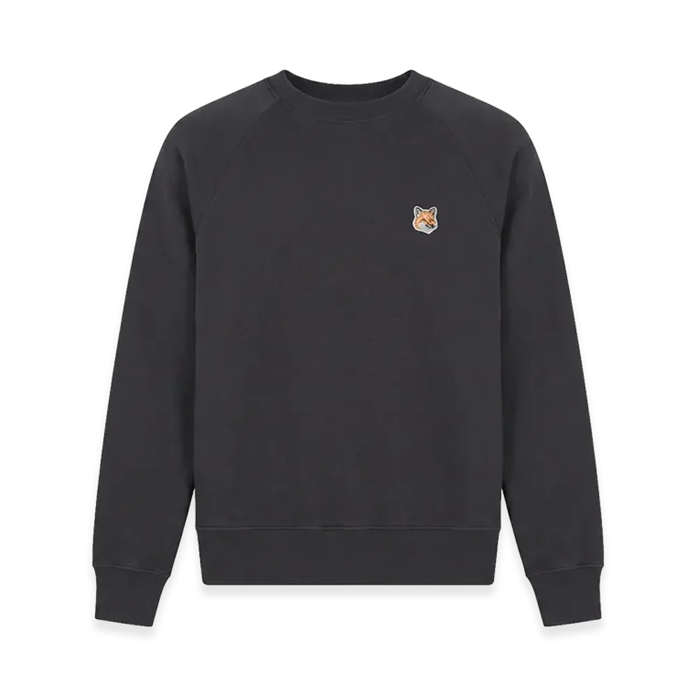 Maison Kitsune Women's Fox Head Patch Classic Sweatshirt "Black"