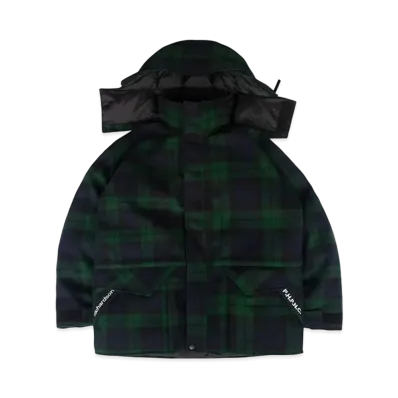 Richardson TARTAN DOWN JACKET "Black"