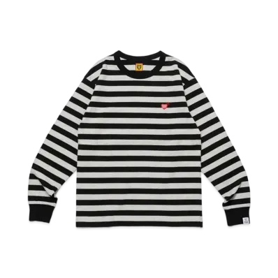 HUMAN MADE Striped L/S T-Shirt "Black"