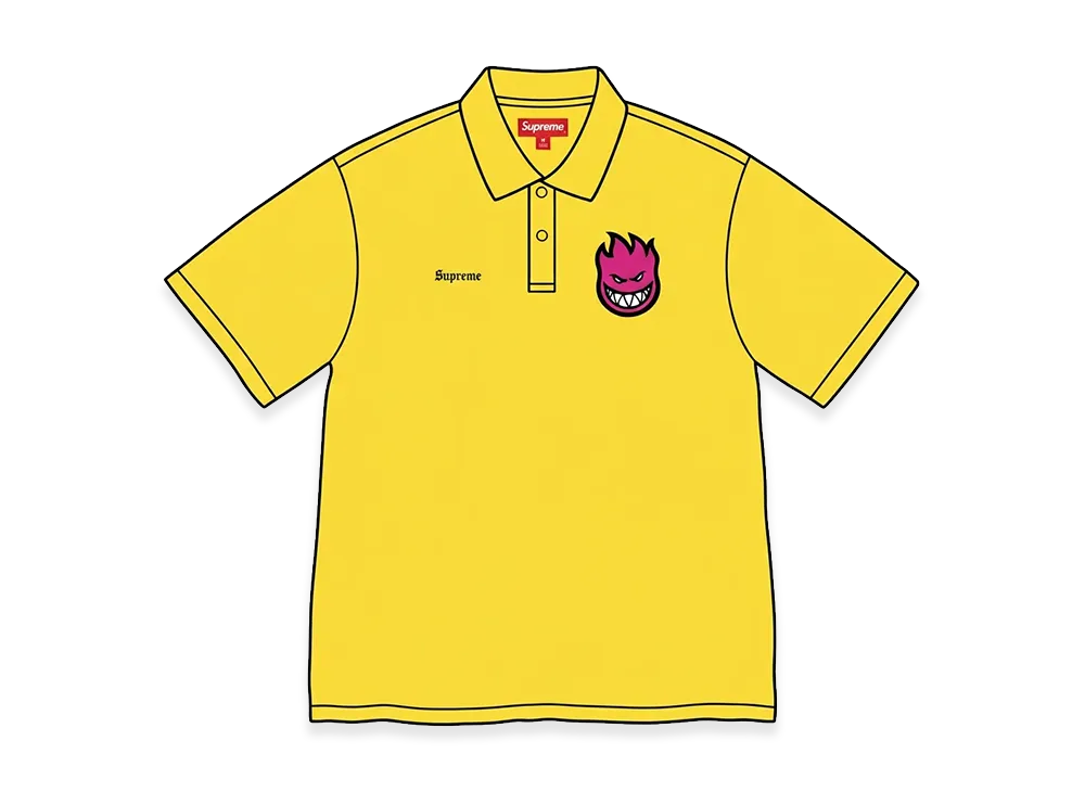 Supreme x Spitfire Polo "Yellow"