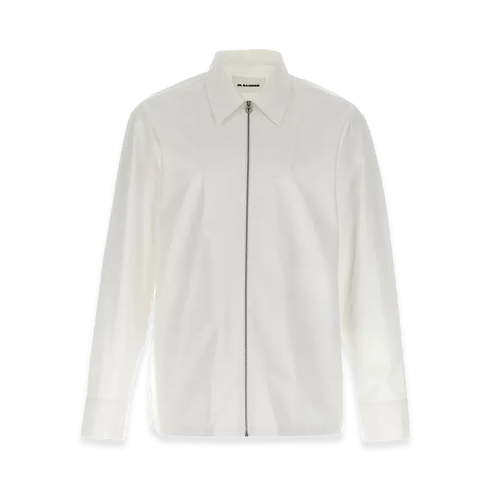 Jil Sander Zip Shirt "White"