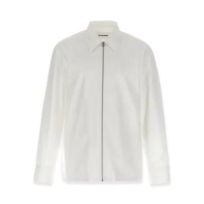 Jil Sander Zip Shirt "White"